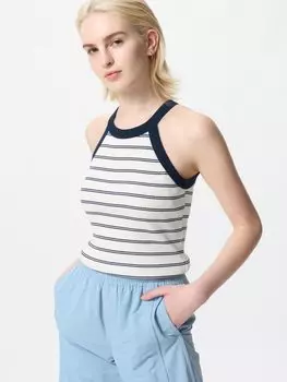 Топ с бретельками Uniqlo, белый