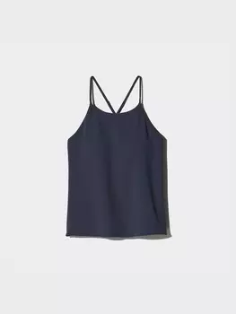 Топ с чашечками Uniqlo, цвет 69 синий