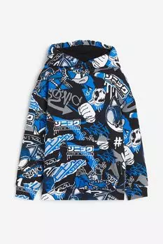 Топ с детализированным мотивом и капюшоном H&M
