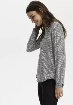 Топ с длинным рукавом Fana Tilly Blouse Kaffe, черный