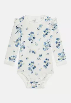 Топ с длинным рукавом Flower Lindex, белый