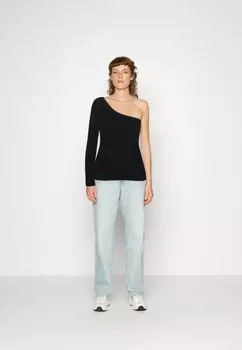 Топ с длинным рукавом Igor One Shoulder Modstrm, черный