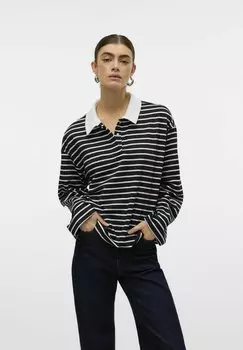 Топ с длинными рукавами ALMA Vero Moda, черный