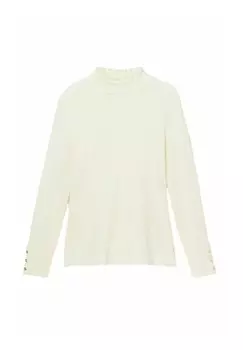 Топ с длинными рукавами AMY HIGH NECK Tom Joule, молочный
