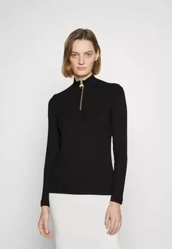 Топ с длинными рукавами Barbour, черный