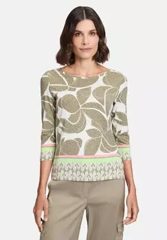 Топ с длинными рукавами BASIC MIT PRINT Betty Barclay, хаки
