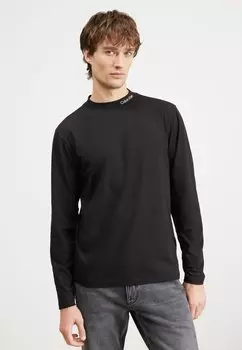Топ с длинными рукавами Calvin Klein, черный