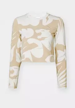 Топ с длинными рукавами CLASSICS ARTISANAL BABY TEE Puma, коричневый