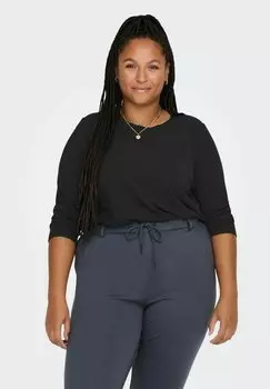 Топ с длинными рукавами CURVY DRAPY ONLY Carmakoma, цвет black