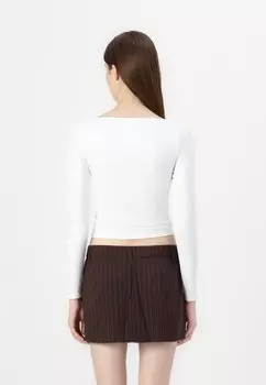 Топ с длинными рукавами EMEA FLAT SEAMLESS BOAT NECK Hollister Co., белый