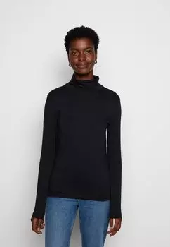 Топ с длинными рукавами Esprit, черный