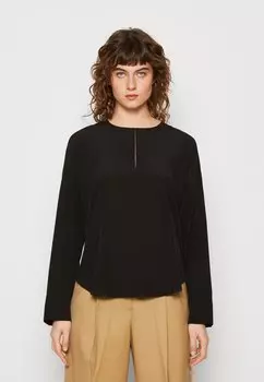 Топ с длинными рукавами Esprit, черный