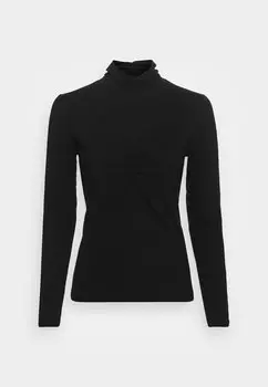 Топ с длинными рукавами Esprit, черный