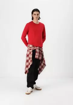 Топ с длинными рукавами EVERYDAY SOFT CREW SOLIDS GAP, красный