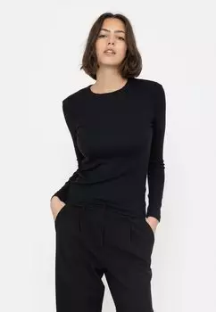 Топ с длинными рукавами FENJA O NECK Soft Rebels, цвет black