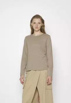 Топ с длинными рукавами GANT, коричневый