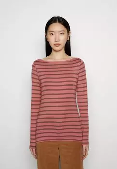 Топ с длинными рукавами GAP, розовый