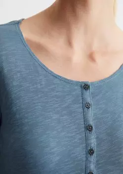 Топ с длинными рукавами HENLEY, LONG SLEEVE Marc O'Polo, синий
