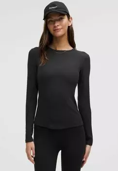 Топ с длинными рукавами HOLD TIGHT lululemon, черный