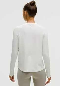Топ с длинными рукавами LICENSE TO TRAIN CLASSIC-FIT LONG SLEEVE lululemon, белый