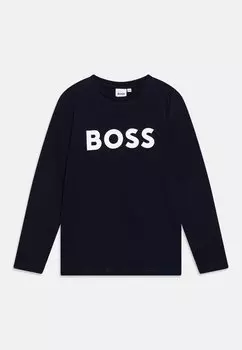 Топ с длинными рукавами LONG SLEEVE UNISEX BOSS Kidswear, цвет navy