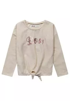 Топ с длинными рукавами LONG SLEEVED KNOT TIE MINOTI, цвет beige