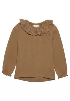 Топ с длинными рукавами LS COLLAR EN FANT, цвет brown