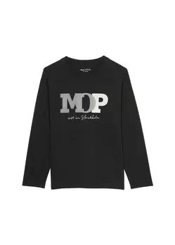 Топ с длинными рукавами Marc O'Polo, черный