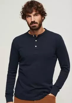 Топ с длинными рукавами MERCHANT STORE Superdry, цвет eclipse navy