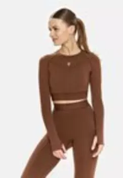 Топ с длинными рукавами ORDINARY Cardio Bunny, коричневый