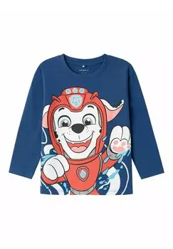 Топ с длинными рукавами PAW PATROL Name it, цвет set sail