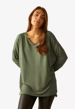 Топ с длинными рукавами SOFT V NECK Friends Like These, зеленый