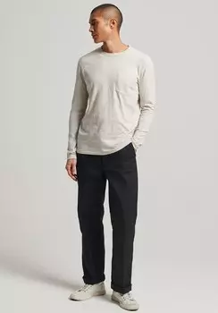 Топ с длинными рукавами STUDIO Superdry, кремовый
