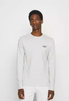 Топ с длинными рукавами VINTAGE LOGO Superdry, цвет glacier grey marl