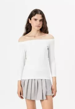 Топ с длинными рукавами VMPANDA OFF SHOULDER Vero Moda, белый