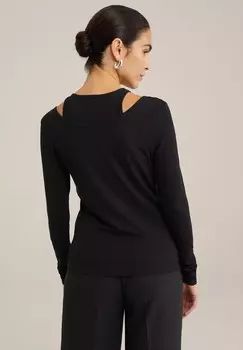 Топ с длинными рукавами WE STUDIO WE Fashion, черный