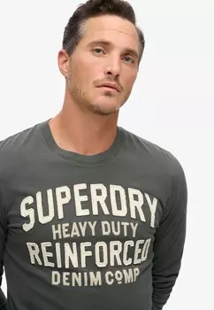Топ с длинными рукавами WORKWEAR APPLIQUE Superdry, антрацит
