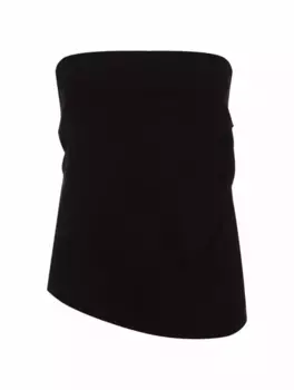 Топ с драпировкой Helmut Lang, черный