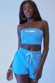 Топ с графическим рисунком FUBU Forever 21, синий
