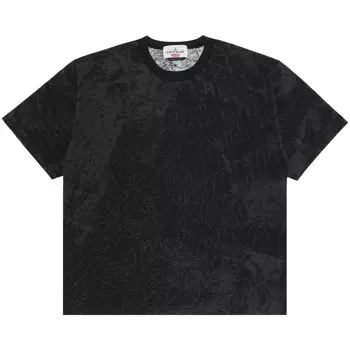 Топ с короткими рукавами Supreme x Stone Island, цвет Черный