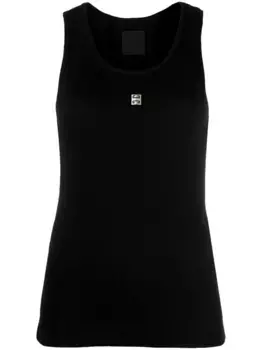 Топ с логотипом Givenchy, черный