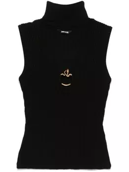 Топ с логотипом Just Cavalli, черный