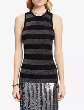 Топ с люрексом ESPRIT, серебряный