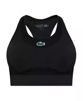 Топ с мягкими чашками Lacoste, черный