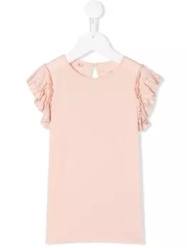 Топ с оборками Stella McCartney Kids, розовый