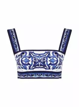 Топ с принтом Majolica Dolce&Gabbana