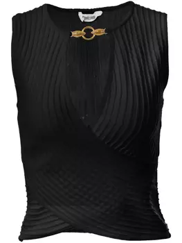 Топ с пряжкой Just Cavalli, черный
