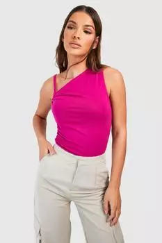 Топ с рукавами Boohoo, розовый