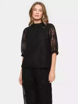 Топ Saint Tropez Filipa Lace, черный