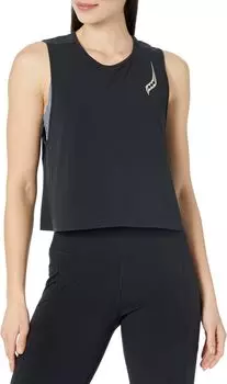 Топ Saucony Pinnacle Crop Tank, черный